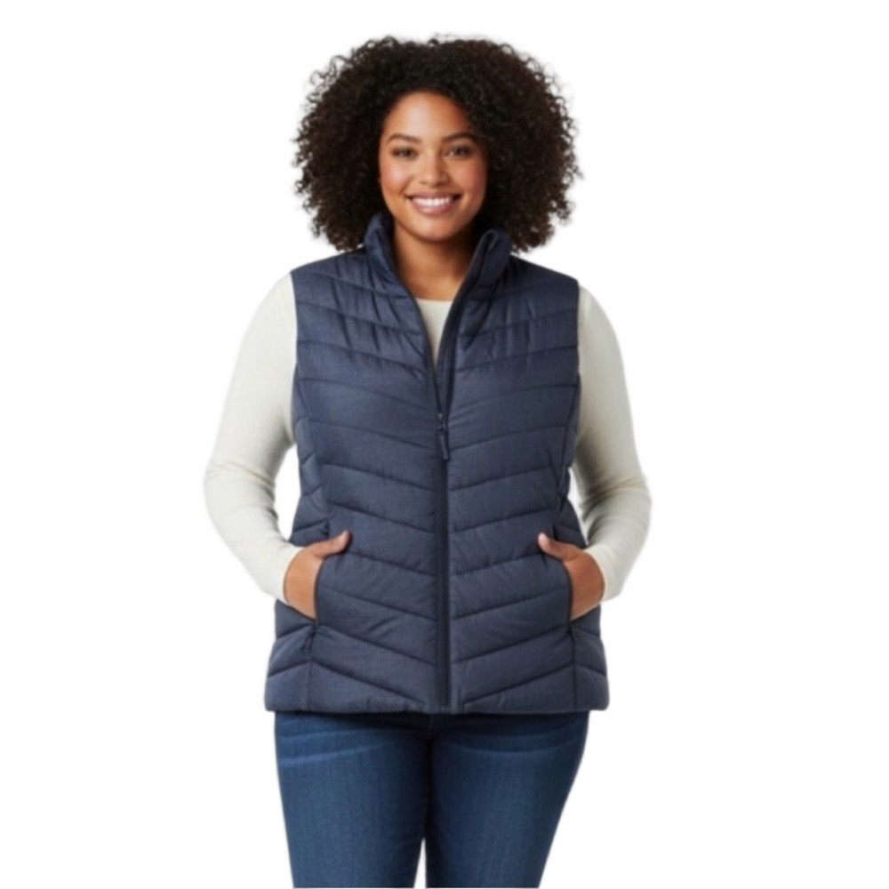 Mountain Warehouse Navy Puffer Vest, Lady’s Size 16, Brand New With Tags